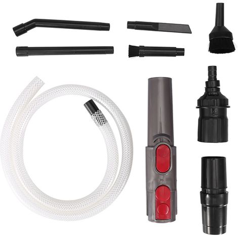 Kit de nettoyage pour voiture et véhicule comprenant 9 mini-aspirateurs, adaptateurs et outils. (1/5)
