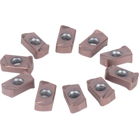 Lot de 10 plaquettes de tour carbure lames outil CNC insert finition tournage machine avec revêtement LNMU0303 (1/3)