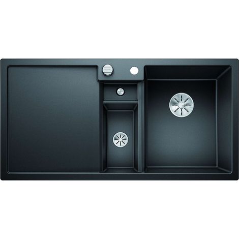 Blanco Collectis 6 - Évier en silgranit 100x51 cm, avec commande de vidage et accessoires, noir 525866