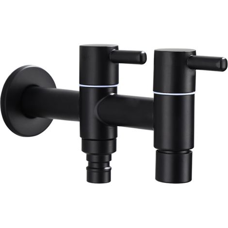 Wasserhahn - Vierloch-Spültischarmatur/Auslauf aus Edelstahl 304 für Waschmaschine (1/5)