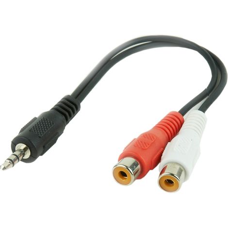 Gembird cavo audio stereo 3,5mm 2 x rca(h) 20 cm