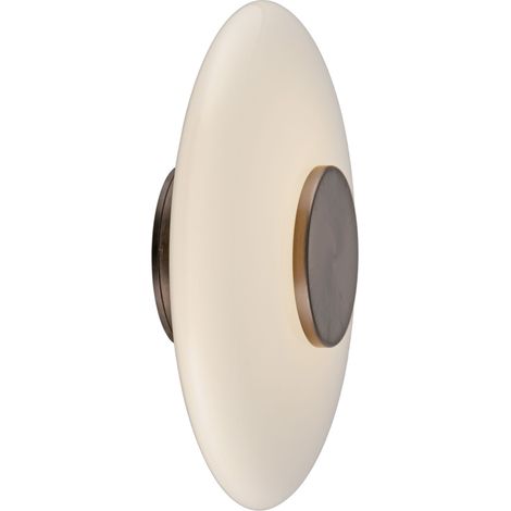 Plafoniera/Parete PURE VITRUM bronzo vetro Ø22 LED 11W (1/5)
