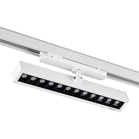 LED Track Lighting 3-Phase 'Millay' made of Aluminium for Office & Workroom