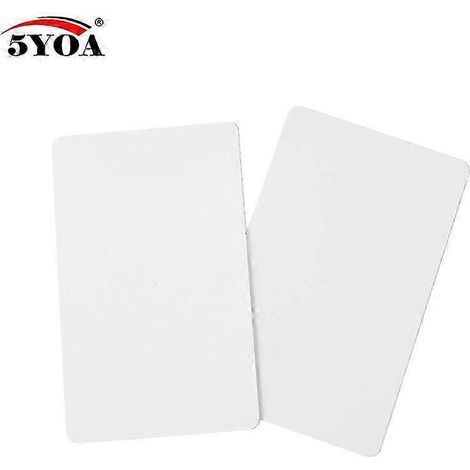50 cartes UID, 13,56 MHz, cartes à puce inscriptibles dans le secteur 0, porte-clés intelligents clonables et remplaçables, 1K cartes de contrôle d'accès RFID S50. (1/5)