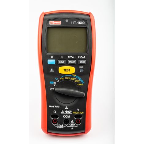 Contrôleur d'isolement, RS PRO , 50V, 1000V, IIT1500 ( Prix pour 1 ) (1/5)