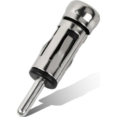 Applicable Adaptateur d'antenne autoradio, adaptateur d'antenne modulateur radio FM, connecteur d'antenne autoradio (DIN mâle - ISO femelle) pour véhicules européens (1/5)