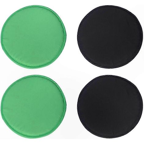 Coussins de siège portables pour camping, lot de 4 tapis ronds légers, idéaux randonnée, pique-nique et activités extérieures (1/5)