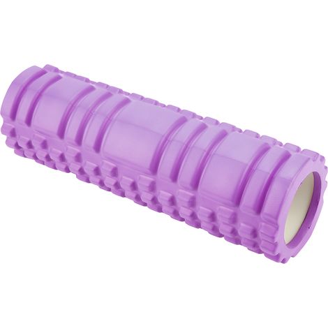 Mini rouleau de yoga creux pour exercices de fitness et de physiothérapie, colonne de massage (violet) (1/5)