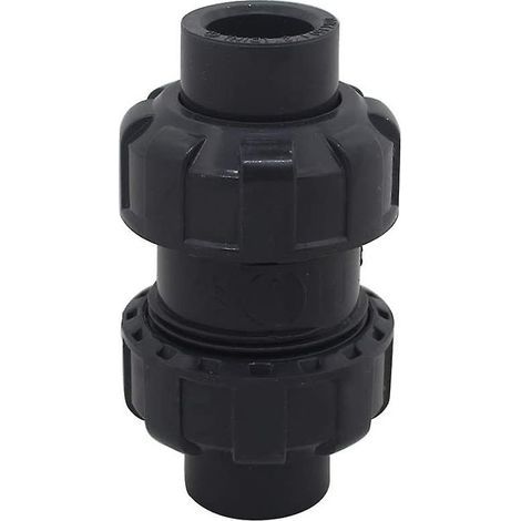 Clapet anti retour a boule 20 25 32 40 50 63mm clapet piscine clapet antiretour anti refoulement pvc vanne soupape anti retour (Diamètre intérieur 32mm) (1/4)