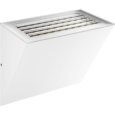Applique LED da Parete Comet Power Switch 40x90mm Bianco Opaco, 10/20W, Triac Dimmable, 2700K-4000K, IP65 - Beneito & Faure (1/5)