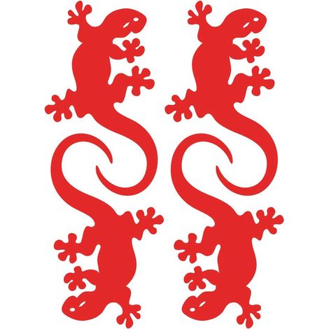 Adesivo Rifrangente Geco (Rosso) (1/5)