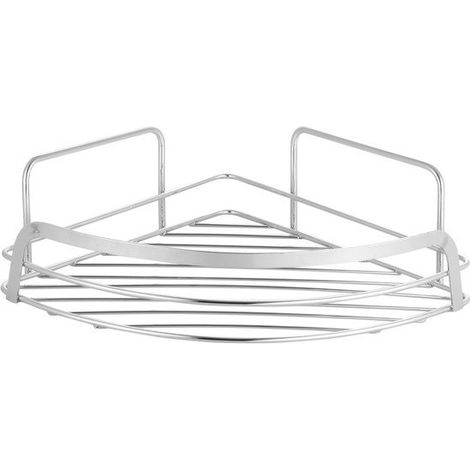 Etagère d'angle de douche 4 niveaux à  fixer AGADIR Blanc MSV