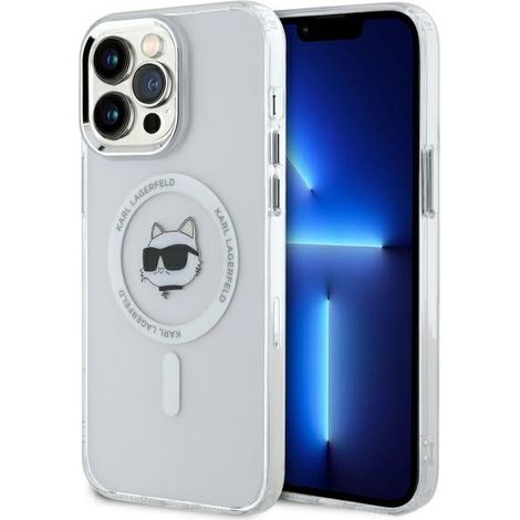 iPhone 13 Pro Max Karl Lagerfeld Hartschalenetui MagSafe Weiß (1/5)