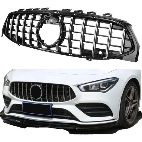 Grille avant, plastique ABS de haute qualité, compatible avec la classe CLA coupé et break, design Panamericana style GT (1/5)