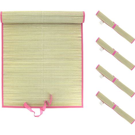 4er Set Strandmatte Pink 180x60cm-MYW99747-4-Pink
