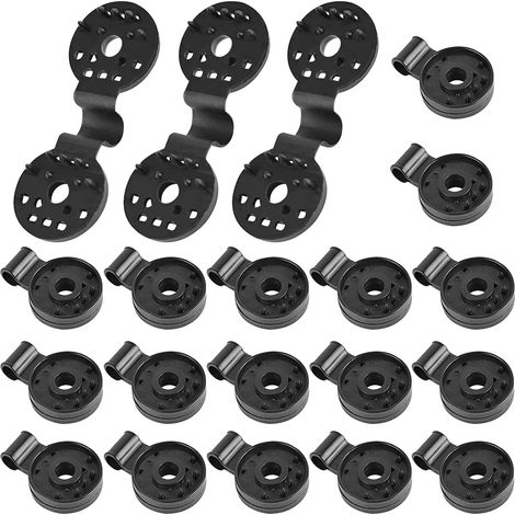 50PCS Clip de Tissu d'ombrage de Fixation pour Brise Vue Clip spécial avec œillet Fixation Brise Vue occultant Toile clôture toile coupe-vent, filet coupe-vent, filet d'ombrage, attaché et suspendu (n (1/5)