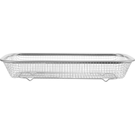 Panier pour Égoutter Fruits et Plats Égouttoir à Fruits en Acier Inoxydable Argenté Compact et Résistant Lors D'une Pendaison de Crémaillère (1/5)
