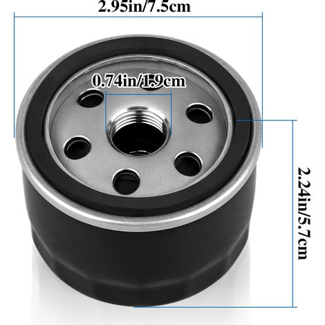 49065-7007 Lawnmower Accessory Filter Compatible with Kawasaki FB460V FC420V FC540V (1/4)