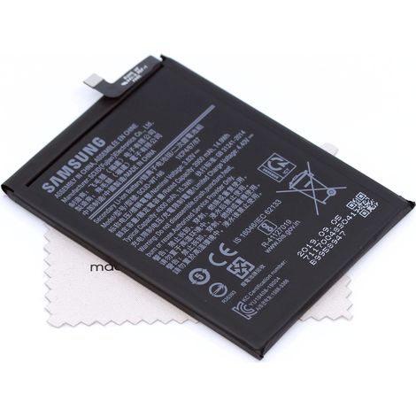 Batterie pour d'origine Scud-WT-N6 pour Samsung Galaxy A10s (A107F), Galaxy A20s (A207F) avec Chiffon de Nettoyage d'écran mungo