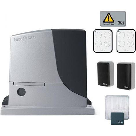 Bausatz Automation für Schiebetore bis zu 1000kg 24v NICE Robus RB1000BDKCE