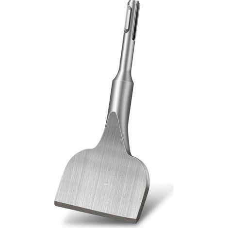 Burin Carrelage,Burin [165x75 mm] Courbure à 25°, Burin Plat Carrelage, Burin à Carrelage Professionnel pour Les Marteaux à Percussion et Marteau électrique (1/5)