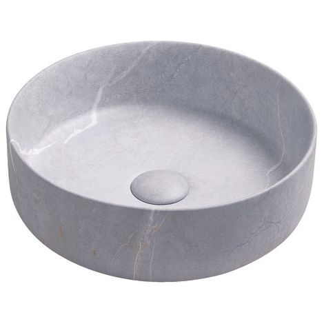 Ondée - Lavabo de encimera redonda NAMI - Hormigón cerámico (1/3)