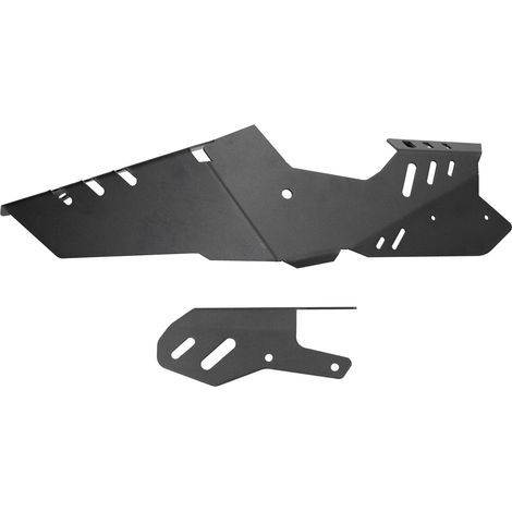 Cachet de pot d'échappement moto 2 pièces, protection accessoire, compatible SUZUKI V-STROM 650 2017-2021, habillage inox personnalisé. (1/5)
