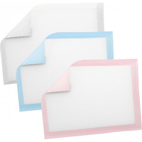 Lot de 200 alèses pour bébé jetables, imperméables - 40 x 60 cm - Rose - Monsieur Bébé (1/4)
