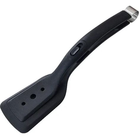 (Noir) Pince à poignée rabattable 2 en 1 en silicone antiadhésif, accessoire de cuisine (1/3)