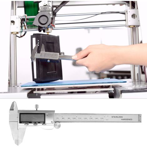 Pied à coulisse électronique numérique en acier inoxydable 6 pouces 150 mm (entrée de gamme) (1/5)