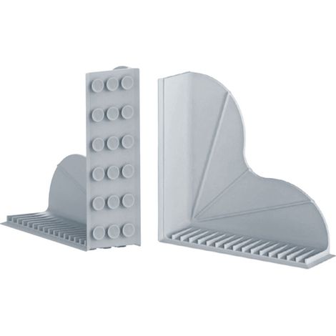 Paquete de 2 barreras impermeables para ducha y lavabo - gris