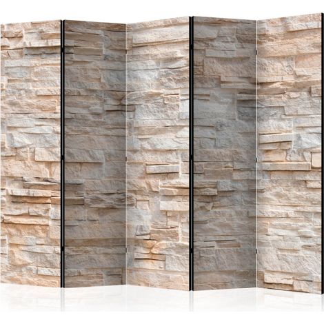 Paravent 5 Volets "Stony Gracefulness" 172x225cm (1/2)