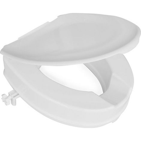 SEDILE CIAMBELLA ALZAWATER UNIVERSALE RIALZATA CON COPERCHIO VICTOR Misura: Bianco