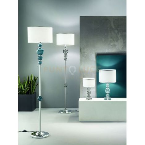 PIANTANA TEBE OTTANIO  E CROMO 1 LUCE ATTACCO E27 D.40CM