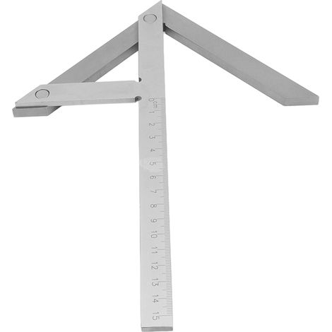 Équerre de centrage en acier inoxydable, disque rond, dimensions 150 x 130 mm (1/5)