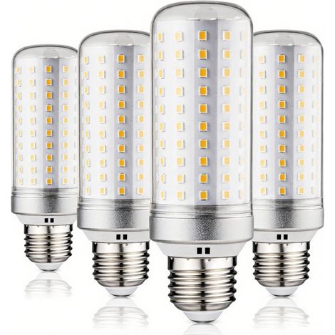 Ampoule E27 LED Blanc Chaud 3000K, 25W 2500LM, Équivalent 200W Lampe Halogène, Économie D'énergie Intérieur LED E27 Maïs, Non Dimmable, AC 220-240V, Lot de (1/5)