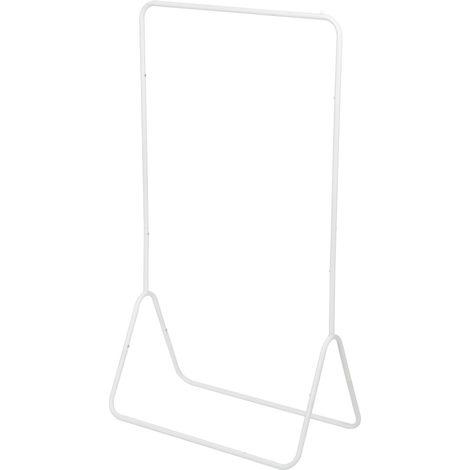 Portant à vêtements en métal Fyn blanc - COMPACTOR - 80 x 44.5 x H.145.5 CM - Blanc (1/5)