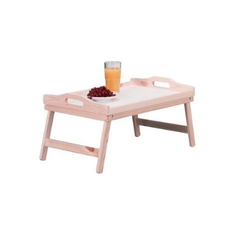 Zeller Plateau de Petit-Déjeuner Beige en Bois de Pin (1/2)