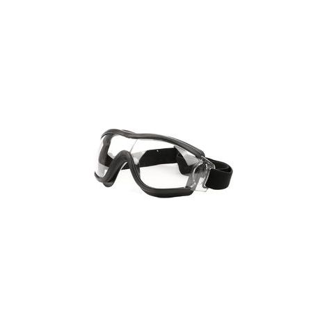 Lunettes de sécurité parfaitement adaptées au travail. Lunettes de sécurité anti-poussière avec surlunettes universelles. Protection oculaire anti-rayures, noires. (1/5)