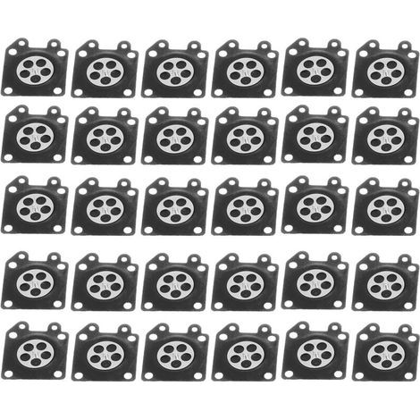 Ineasicer 30Pcs/Set Joint de membrane de carburateur Accessoire pour tronçonneuse ZAMA 2500/3800/4500/5200/5800 (1/4)