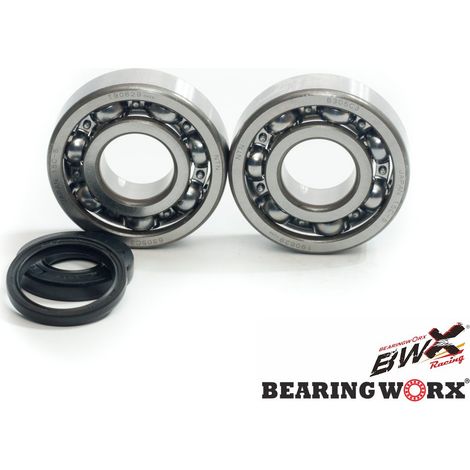 Roulements de vilebrequin BEARING WORX avec joints pour Husqvarna CR250 99-04, WR250 99-13, WR300 98-13 (NTN) (Fabriqué au Japon) (24-1107)