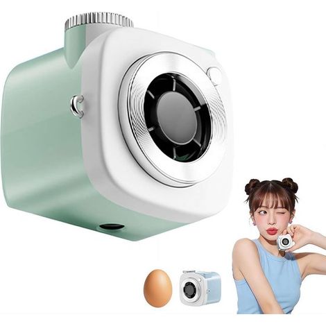 Mini ventilatore portatile, ventilatore a mano/da collo, raffreddamento turbo a 199 velocità, design compatto e leggero, perfetto per l'uso all'aperto, in ufficio e sulla scrivania. (1/5)