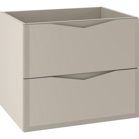 Waschtischunterschrank 60cm Ellie mit 2 Schubladen, Kaschmir (1/5)