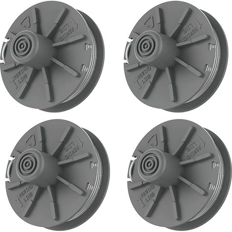 Coupe Bordure Bobine,4 Pièces Φ1,6 mm 6,1m 5307 20 Recharge Bobine Fil pour Coupe Bordure,Bobine pour débroussailleuses Gardena EasyCut ComfortCut