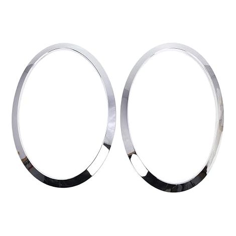 Anneau de Garniture de Phare 2 pièces de Rechange pour Mini Cooper F55/F56/F57 2014-2021 OEM 51137300631, 51137300632, 51712355791, 51712355798