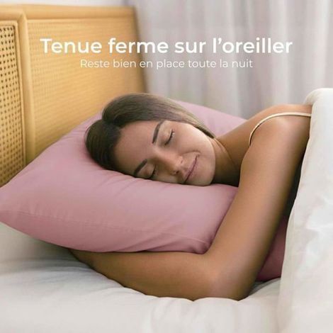 Taie D Oreiller - 30x50 Cm - Coton Renforcé - Pour Literie Chambre À Coucher - Lot De 2 (1/5)