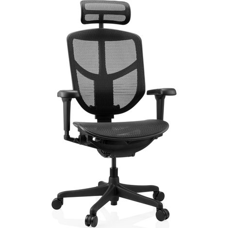 Bürostuhl / Chefsessel ENJOY ULTRA GEN2 Netzstoff schwarz hjh OFFICE (1/5)