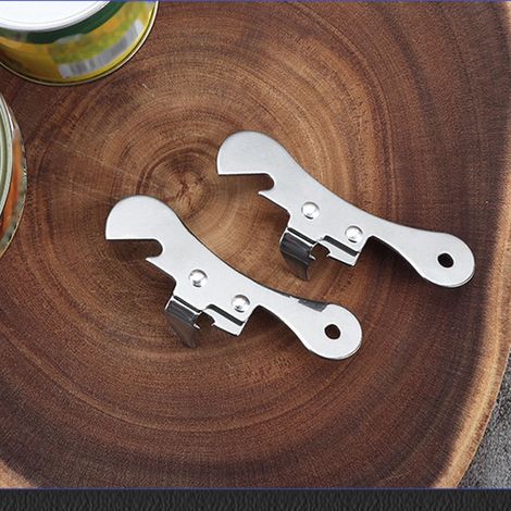 Kreativer Flaschenöffner aus Edelstahl, einfacher Bierflaschenöffner, Dosenöffner, Weinflaschenöffner (1/4)