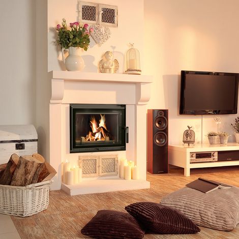 Kamineinsatz Gusseisen KRATKI ZUZIA ECO DECO 12 kW Ø 150 (1/5)
