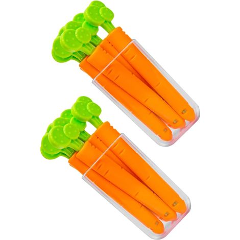 SHINEOFI Pinces magnétiques pour sachets de carottes, lot 10, 2 (1/5)